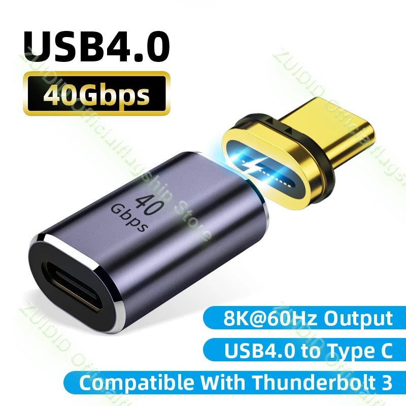 🚀 USB4 Thunderbolt Magnetic Adapter