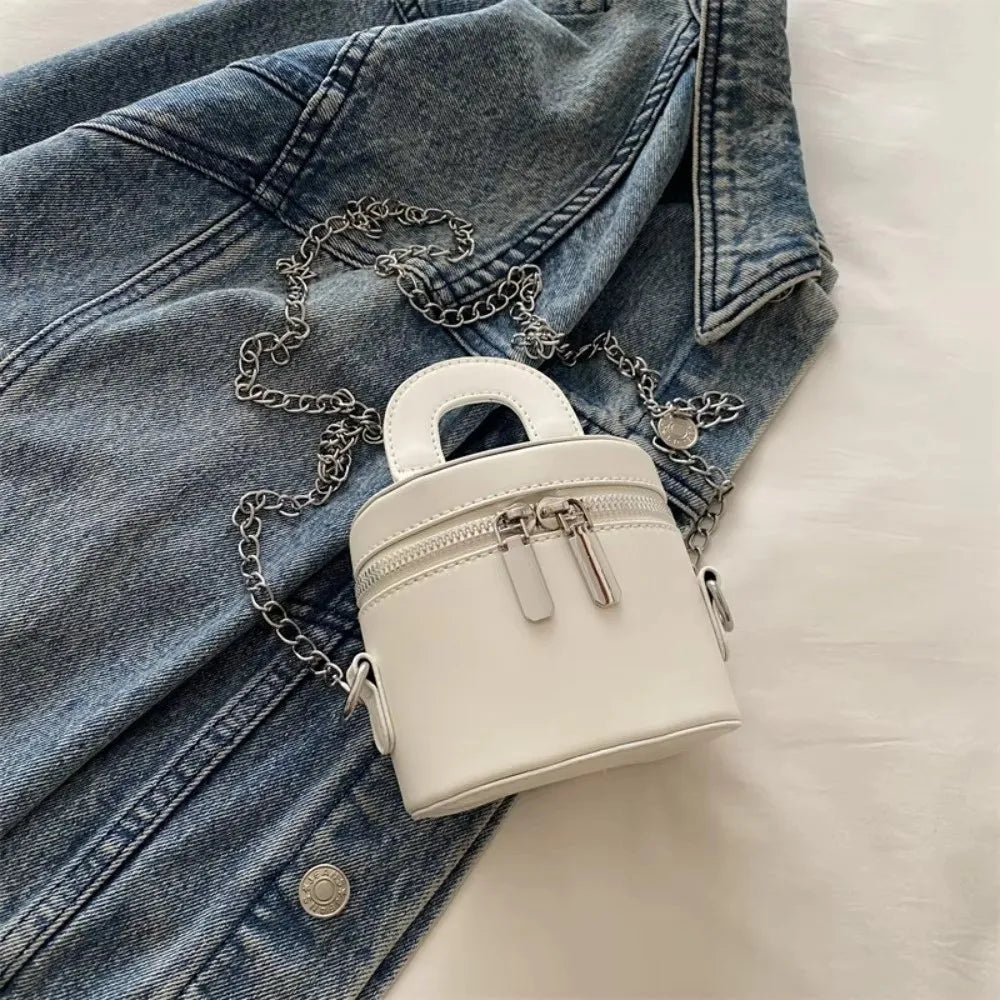 Mini Chain Box Crossbody Bag