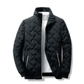 Men's Stand Collar Patchwork Padded Jacket
