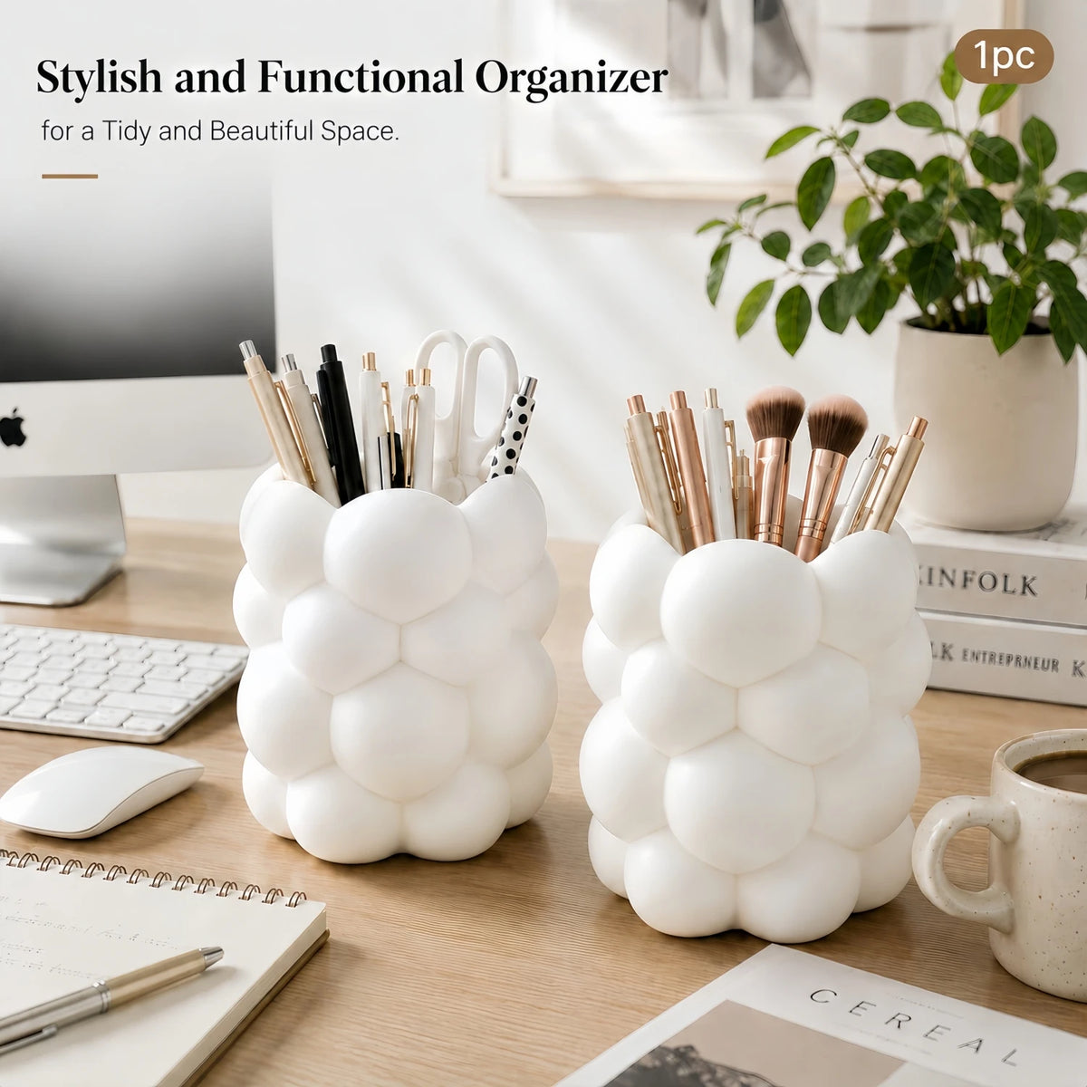 Cloud Makeup Brush Holder