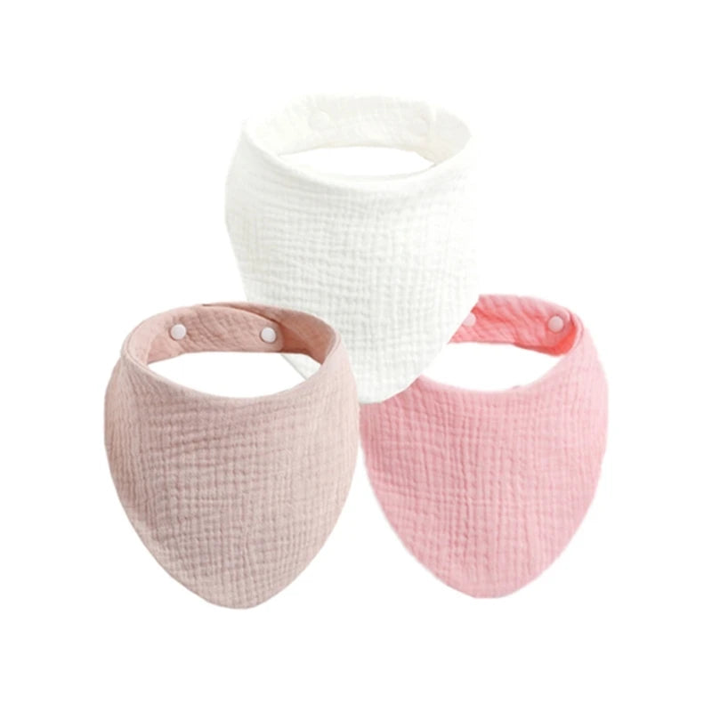 Muslin Baby Bibs & Face Cloths Set