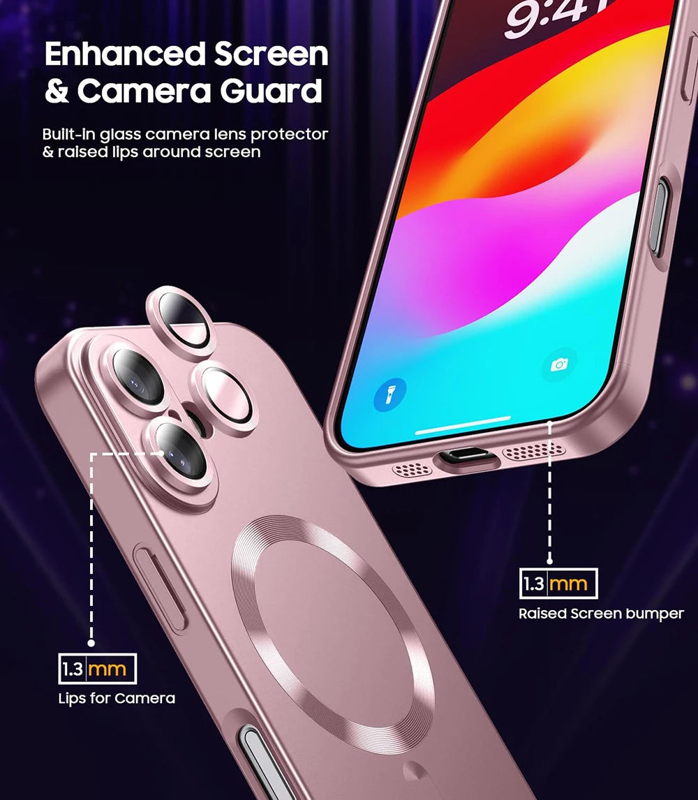 Magnetic Wireless Charging iPhone Case