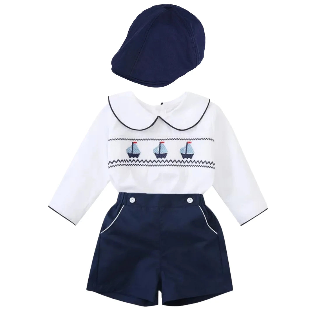 Baby Boy Smocked Gentleman Outfit
