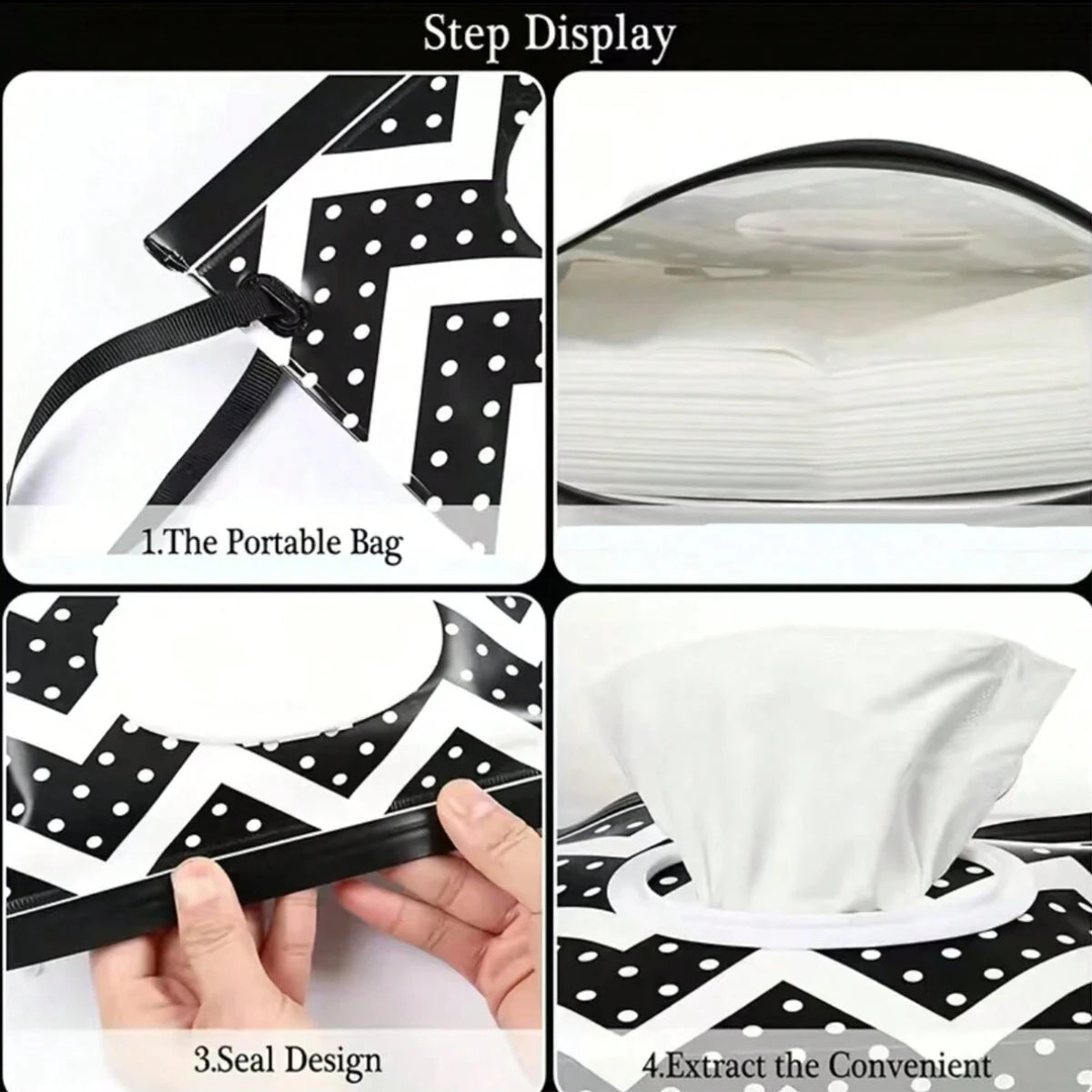 🧻 Reusable Baby Wet Wipes Travel Case
