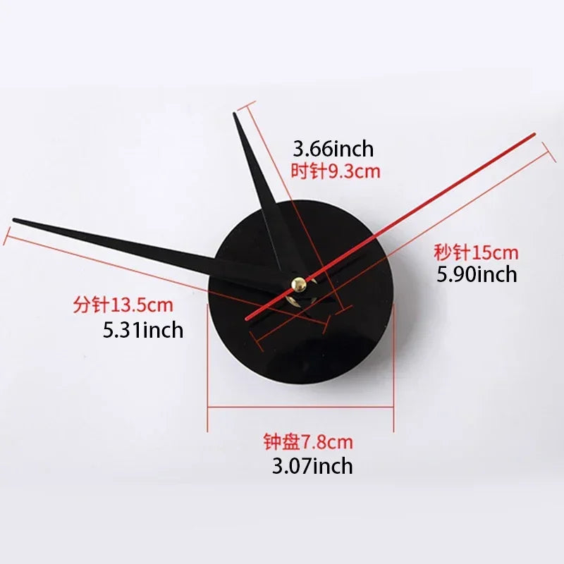 3D DIY Silent Wall Clock
