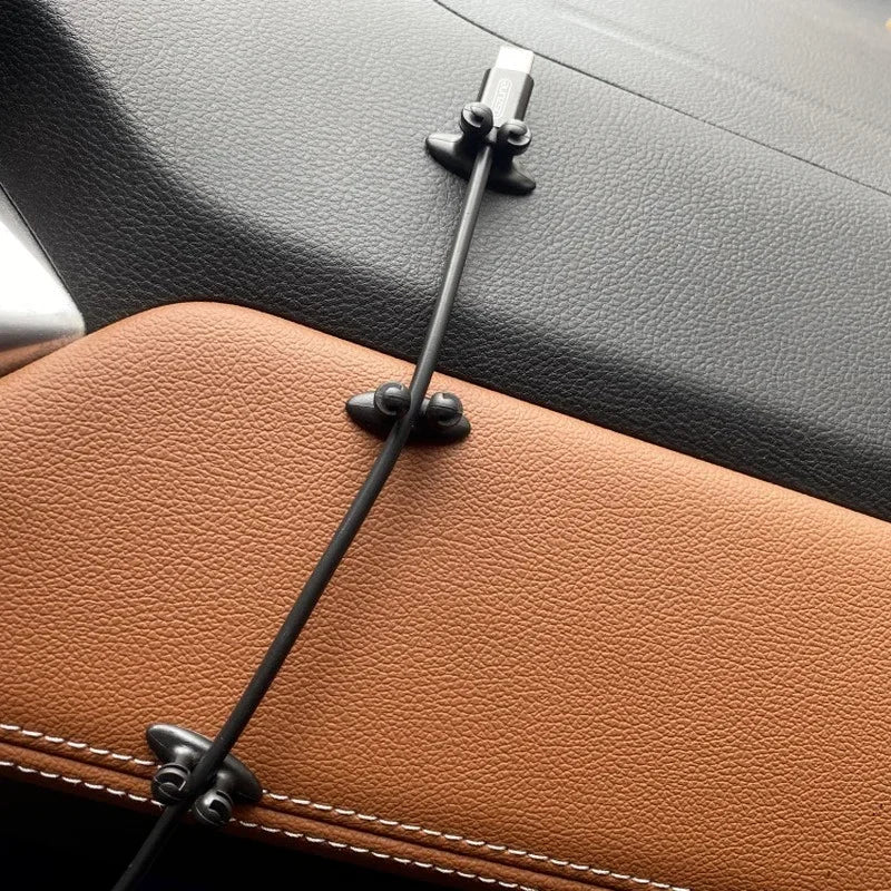 🔌 Car Cable Organizer Clips