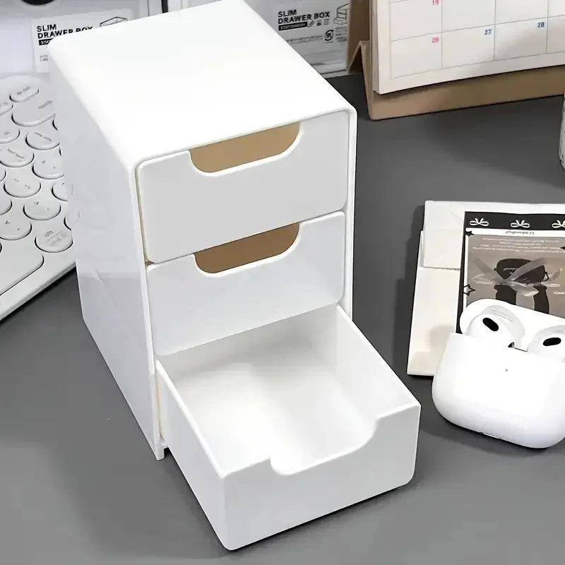 3-Tier Drawer Cosmetic Organizer
