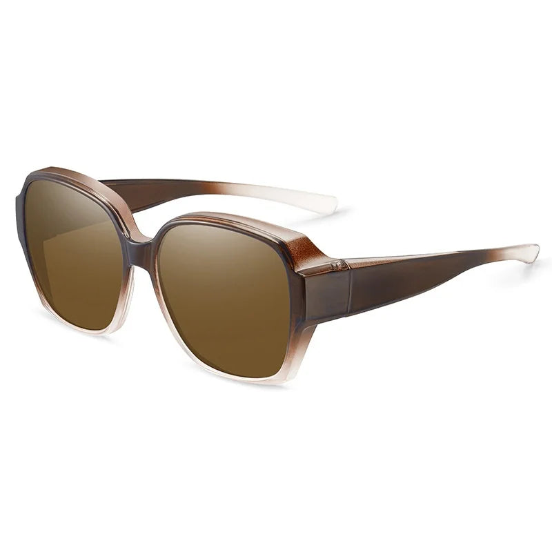 Fit-Over Polarized Wraparound Sunglasses