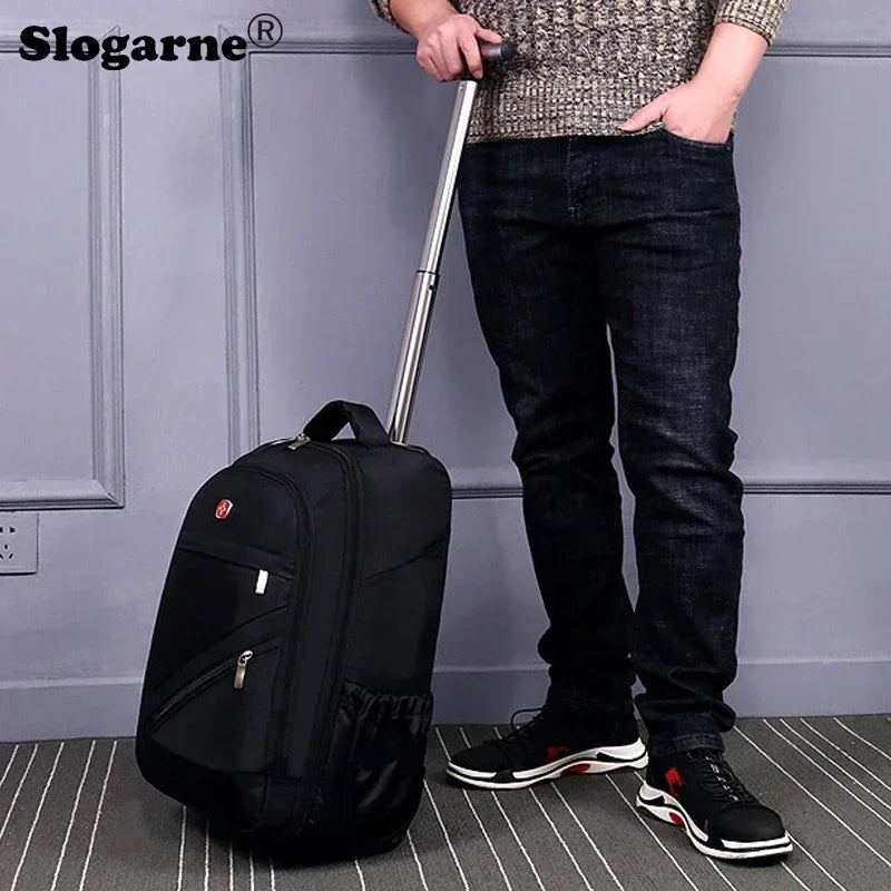 Rolling Backpack with Wheels