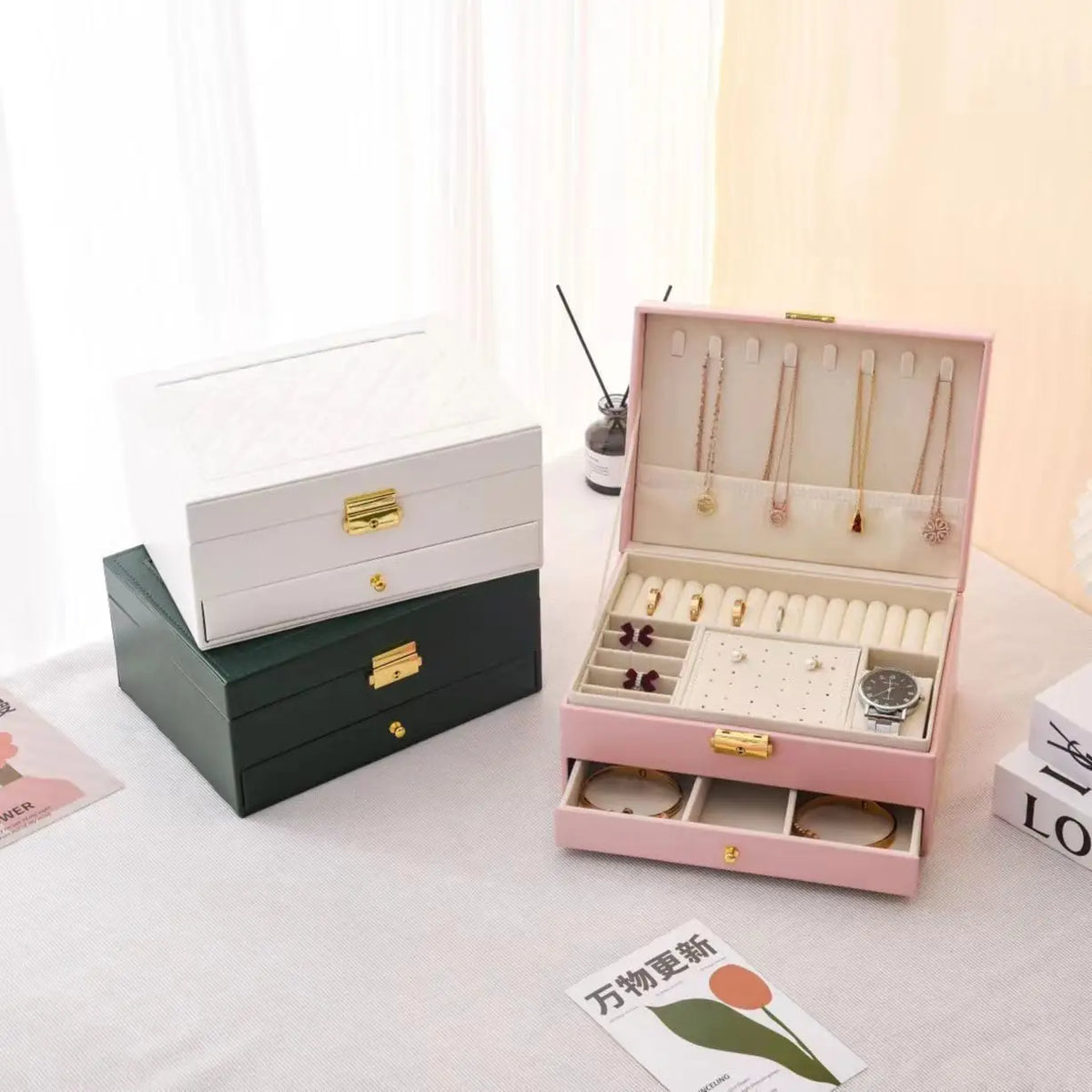 Portable Travel Jewelry Box