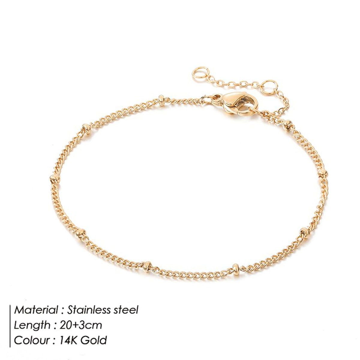 Gold Snake Chain Anklet