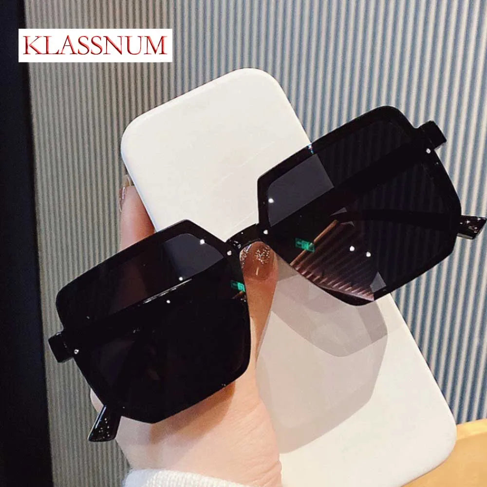 Large Square Frame Sunglasses