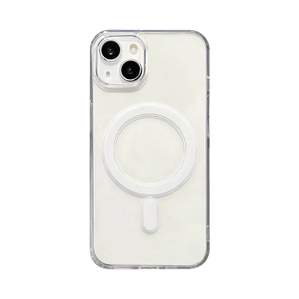 🧲 Magnetic Transparent MagSafe Shockproof Phone Case