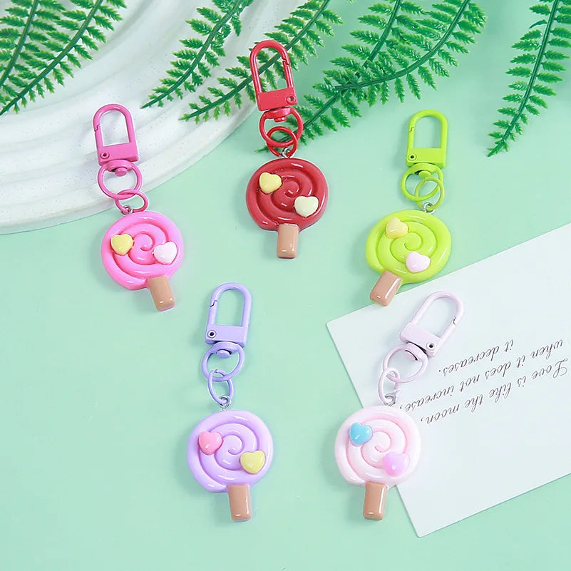 Resin Lollipop Bag Charm