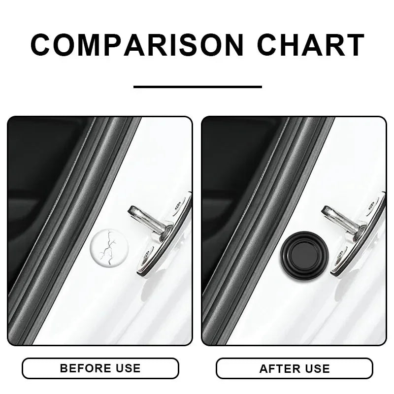 🚪 Car Door Anti-Collision Silicone Pads