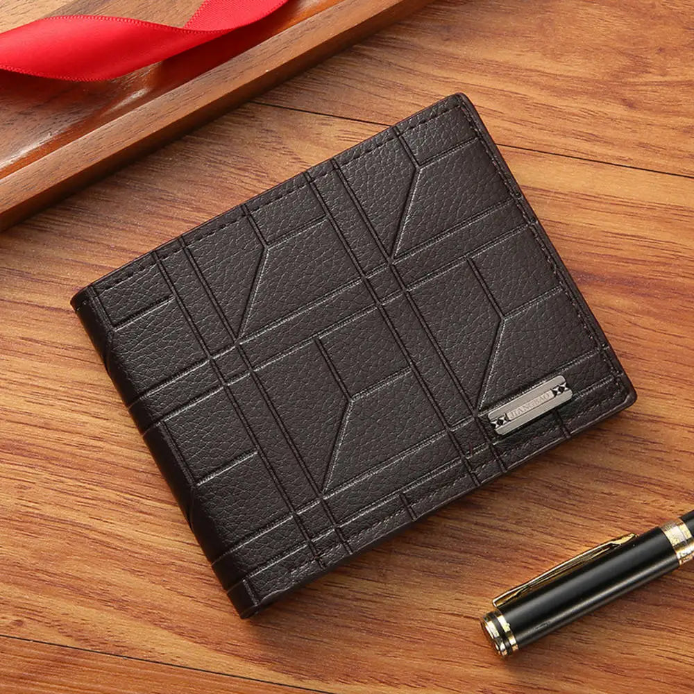 Lychee Texture Men's Wallet