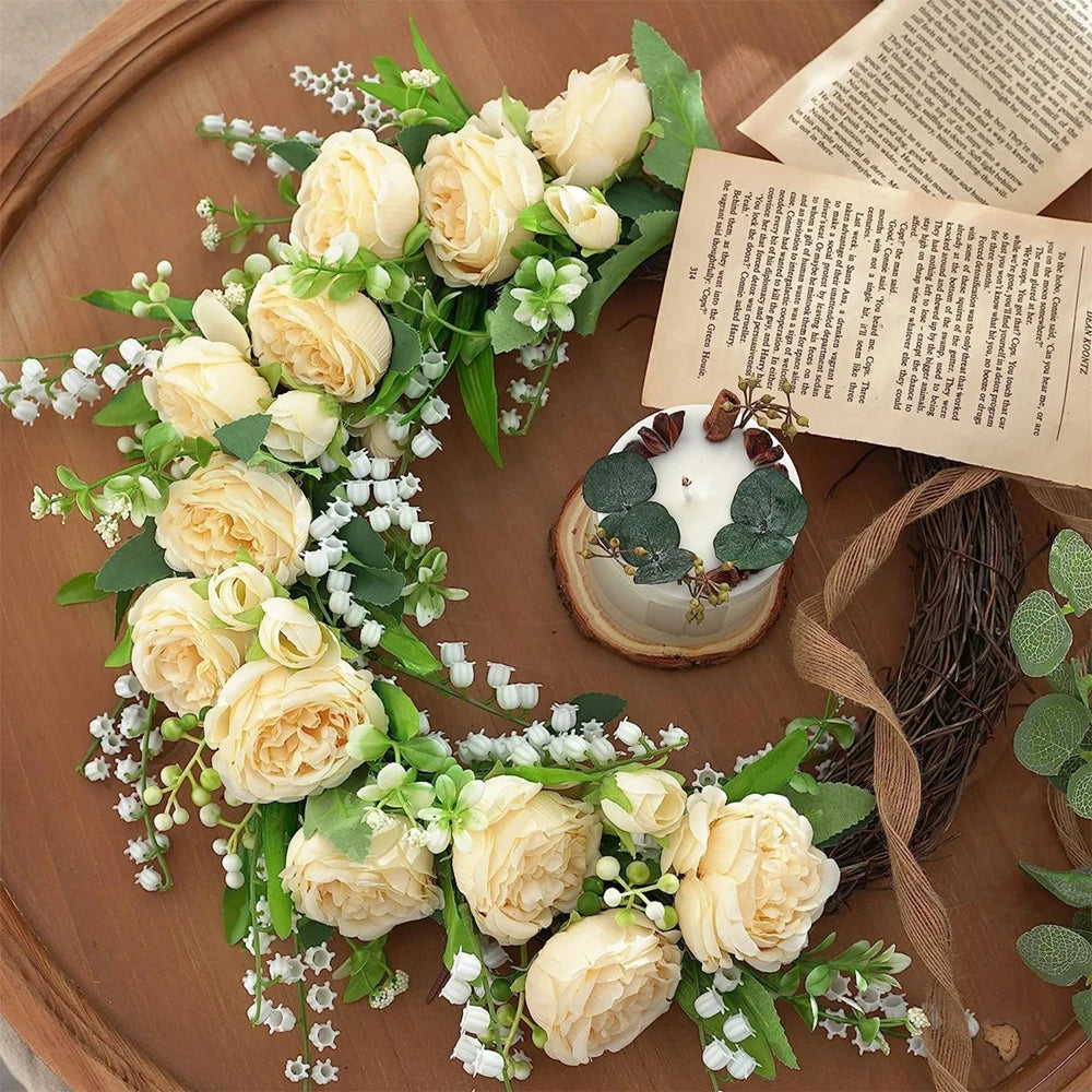Artificial Rose & Peony Flowers
