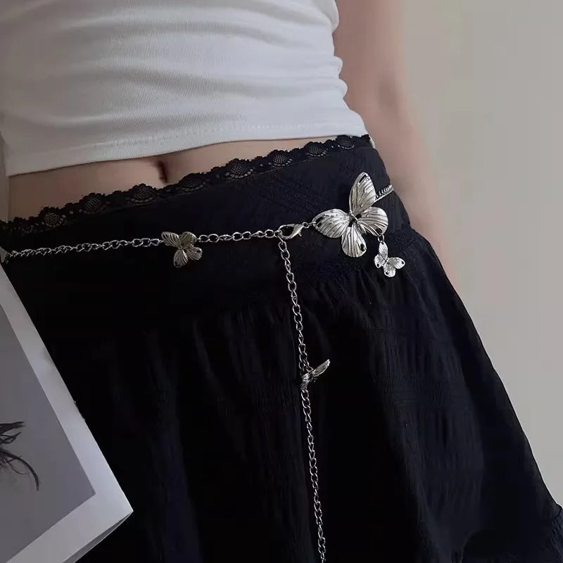 Butterfly Metal Waist Chain Belt