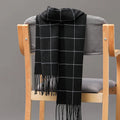 Men's Cashmere-Feel Tassel Scarf