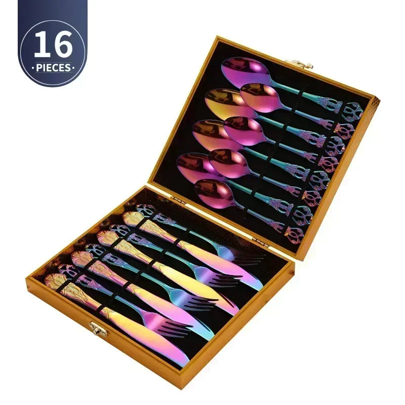 Gold Stainless Steel Cutlery Set