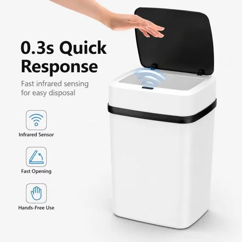 13L Touch-Free Motion Sensor Trash Can