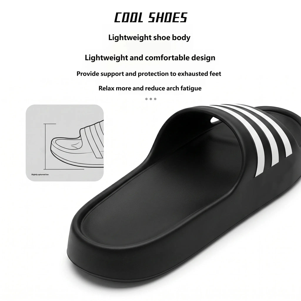 Men's Striped EVA Slides