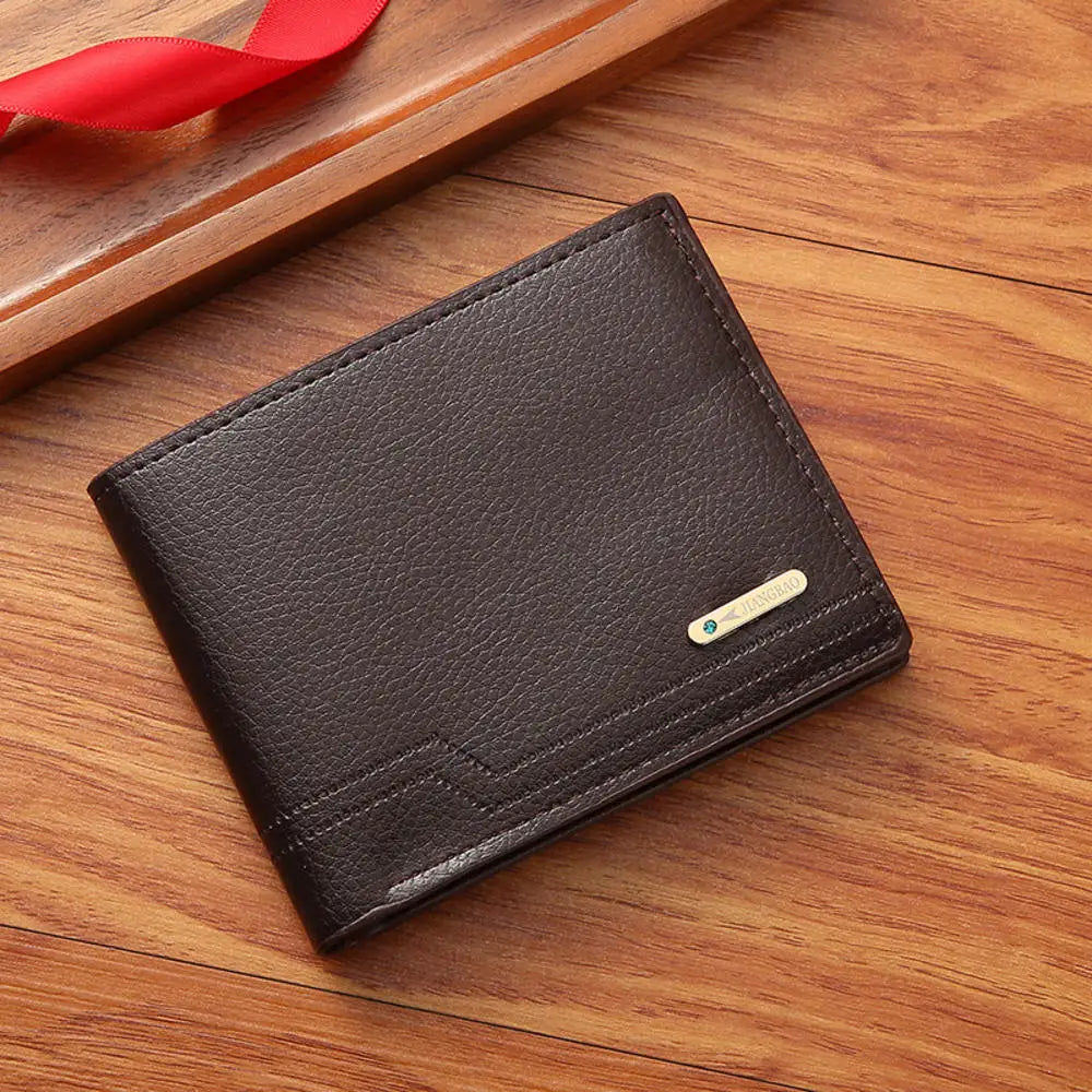 Lychee Texture Men's Wallet