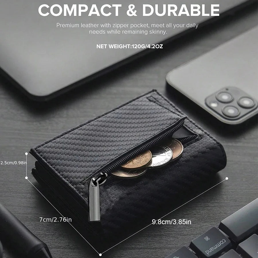 Pop-Up Card Holder Wallet with RFID