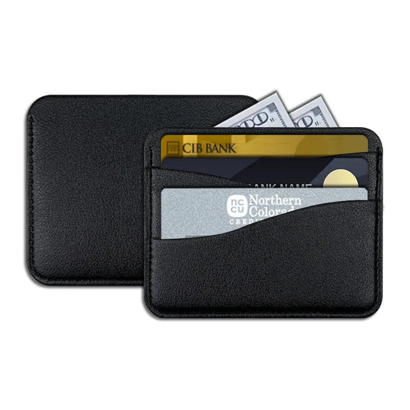 4-Slot Leather Card Holder