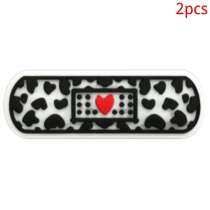 Leopard Print Shoe Buckle Charms