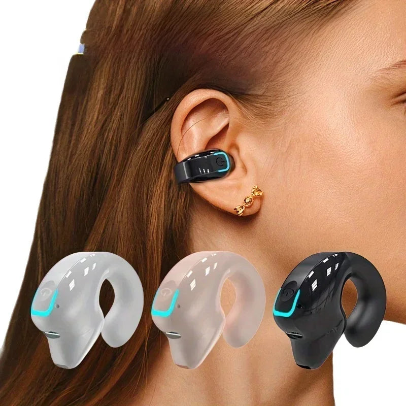 Bone Conduction Earphone Clip Headset