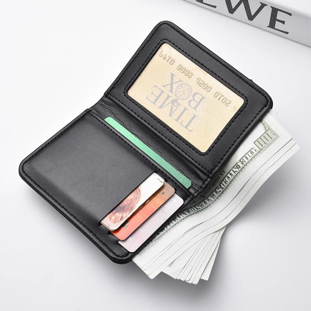 Men's Slim Vertical Card Wallet