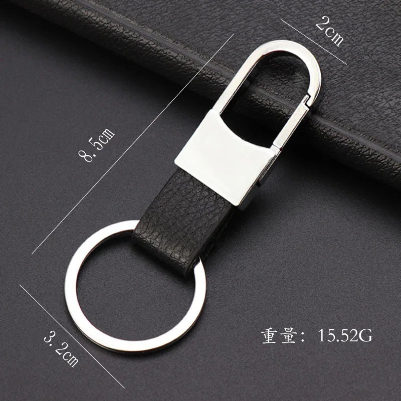 Leather Belt Clip Keychain