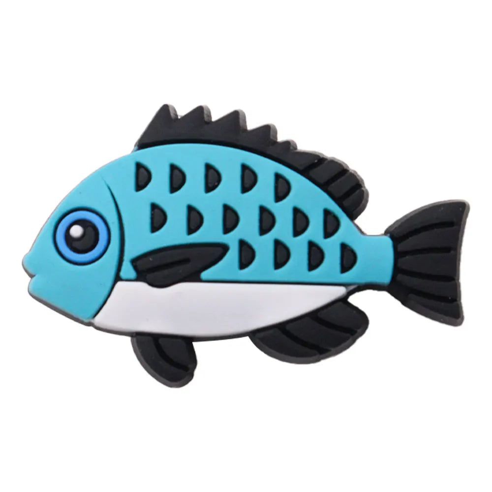 Tropical Fish & Shark Shoe Charms