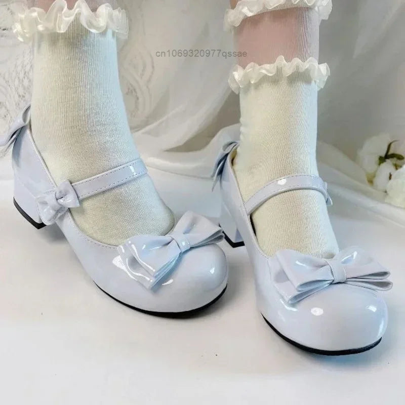 Women's Lolita Bow Party Heels