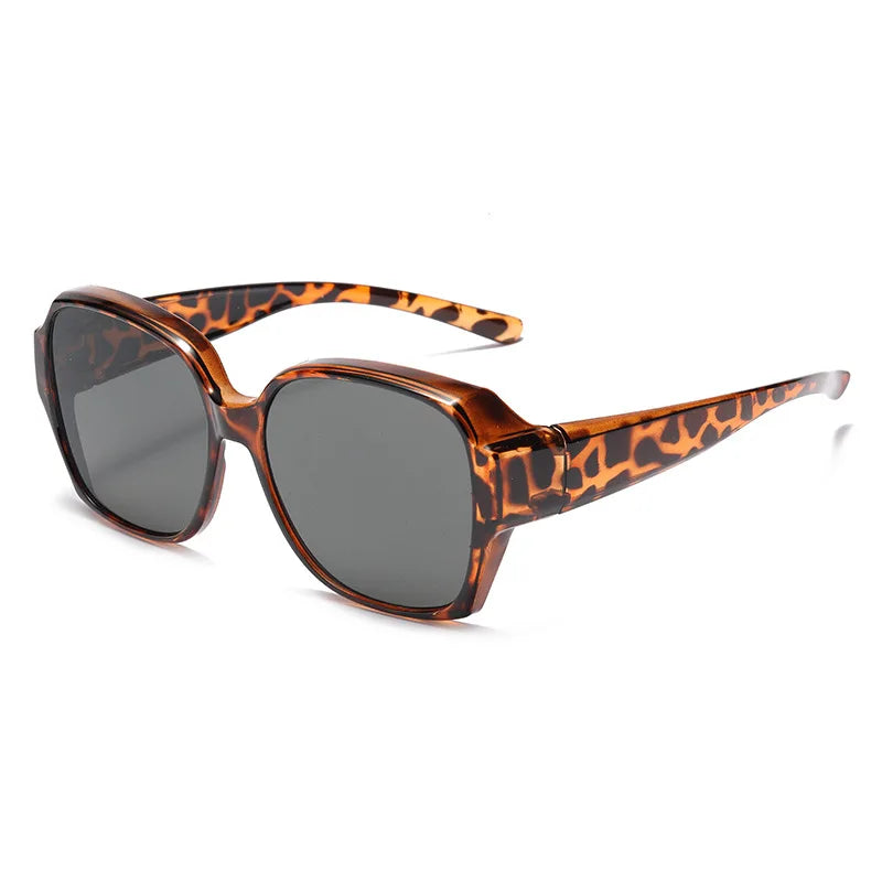 Fit-Over Polarized Wraparound Sunglasses