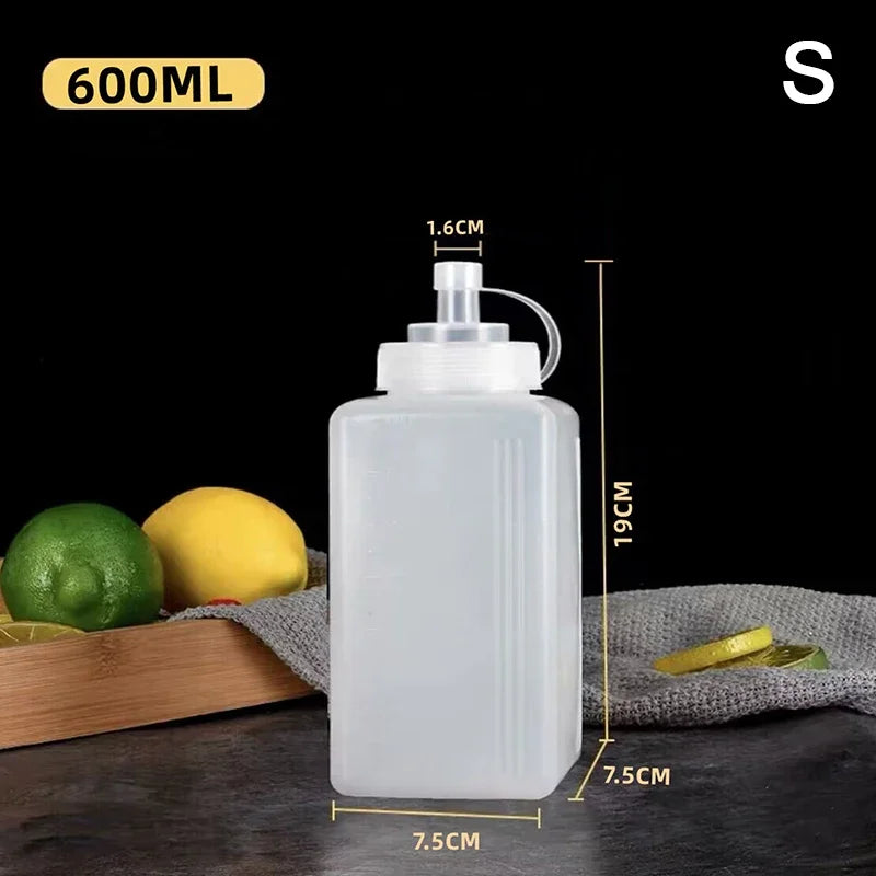Wide-Mouth Squeeze Sauce Bottle