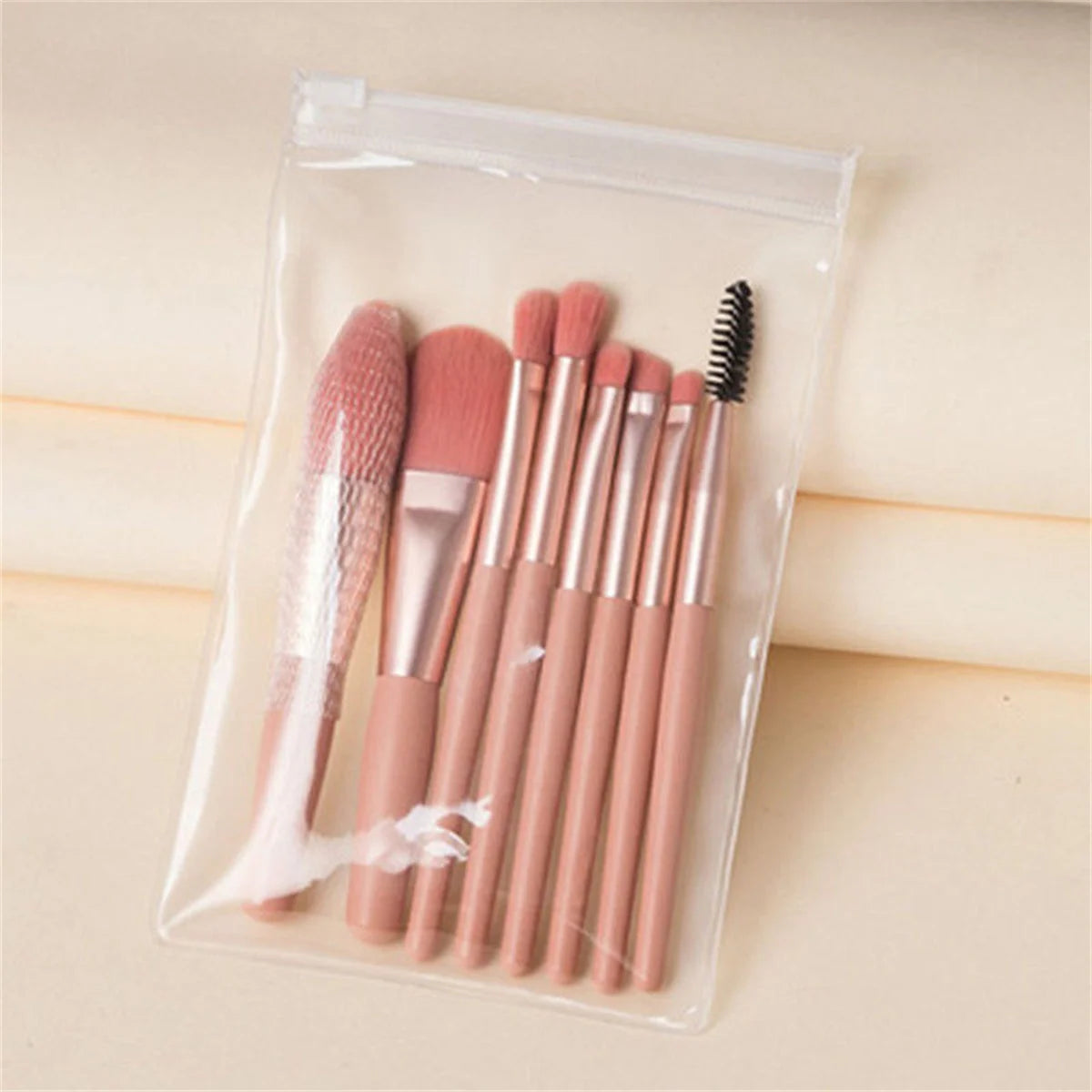 8-Piece Soft Makeup Brush Set