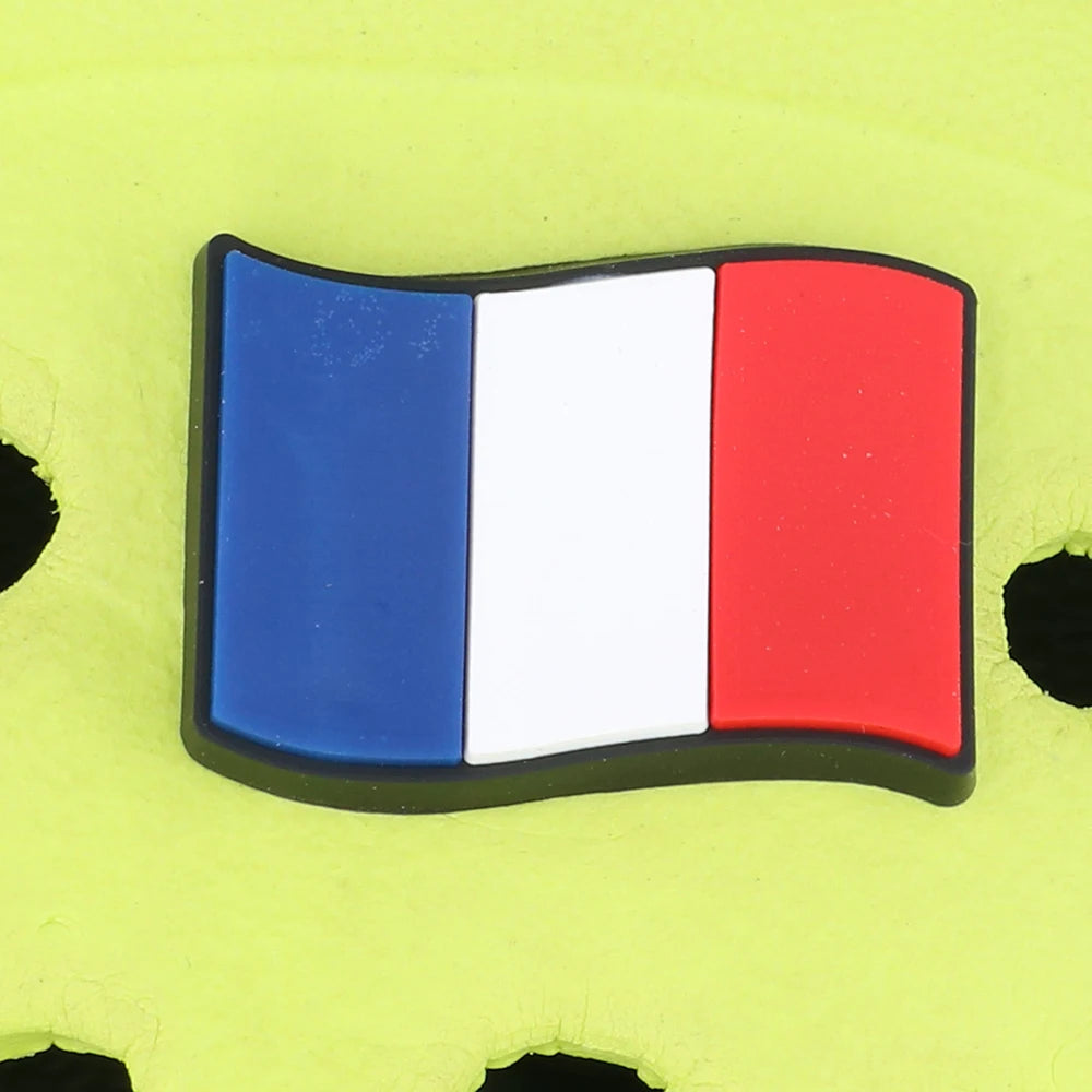 National Flag Shoe Charms