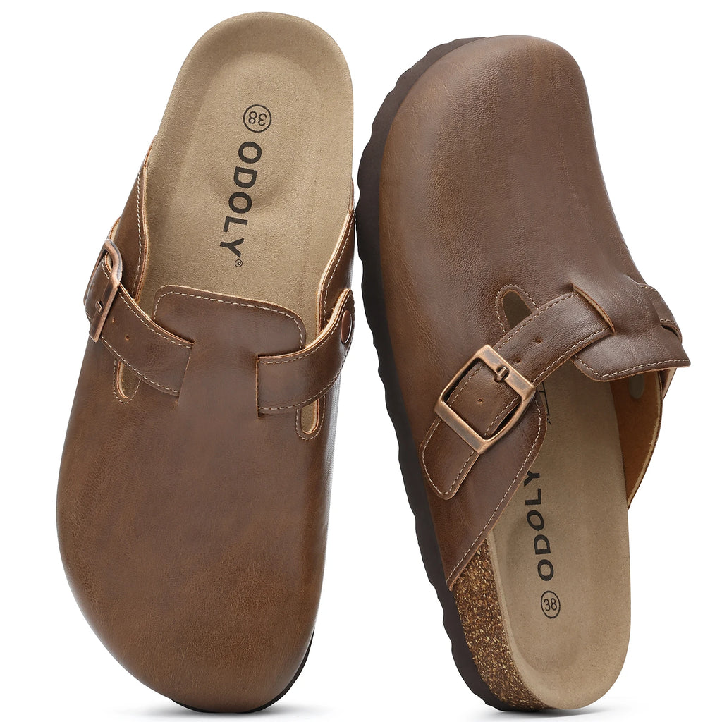 Unisex Vegan Leather Clogs