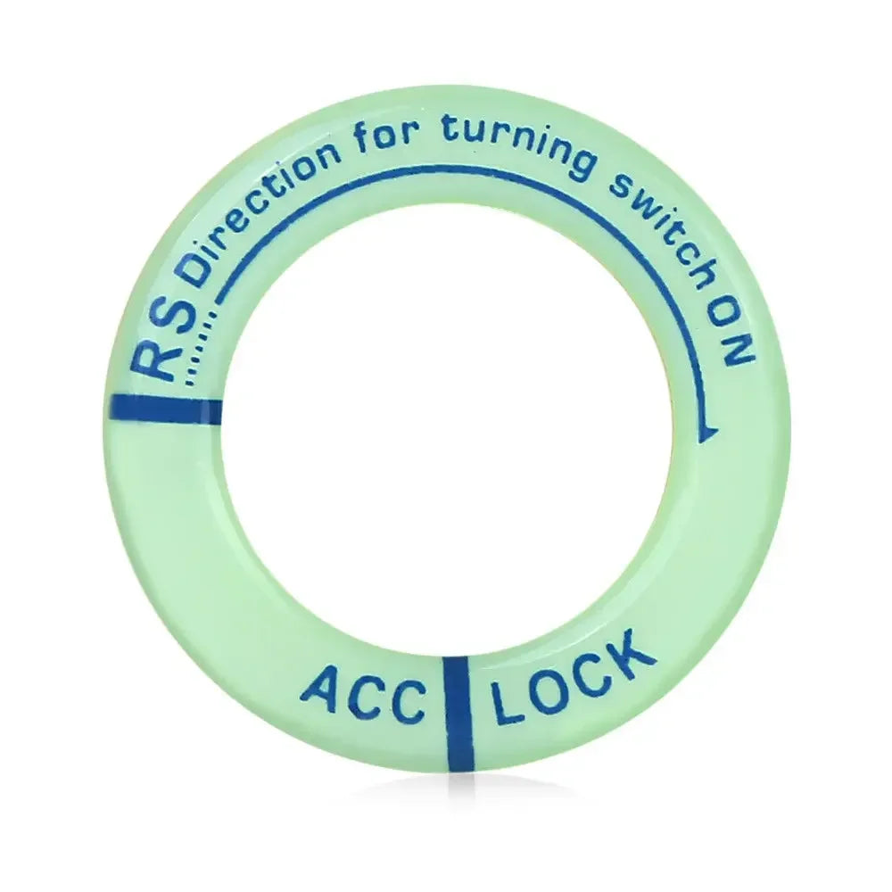 🌟 Luminous Ignition Button Ring Sticker