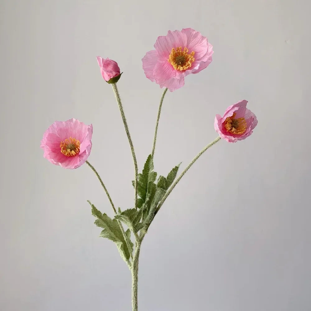 Artificial Poppy Flowers