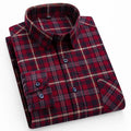 Men's Oversized Cotton Plaid Shirt