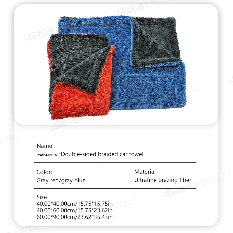 🚗 Ultra-Soft Microfiber Drying Towel – 1200 GSM