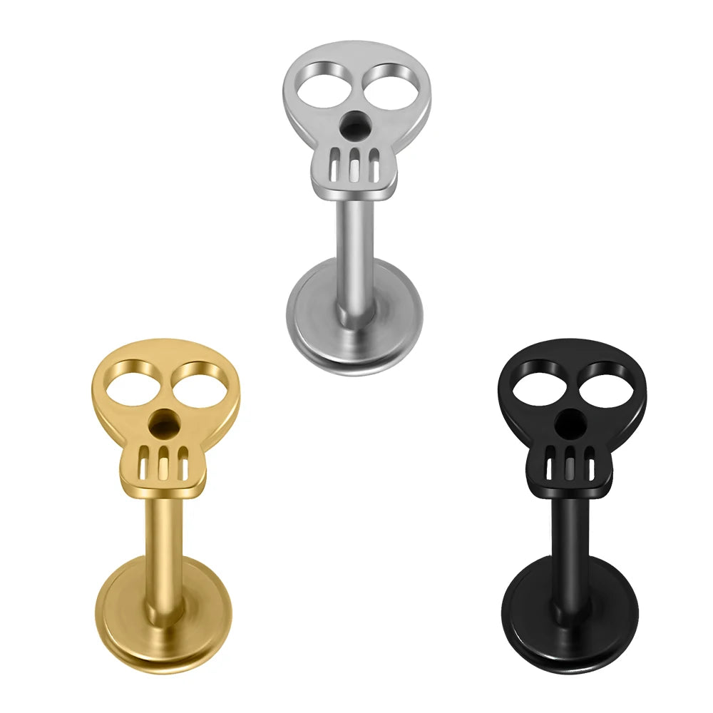 Skeleton Hand Cartilage Stud (16G)