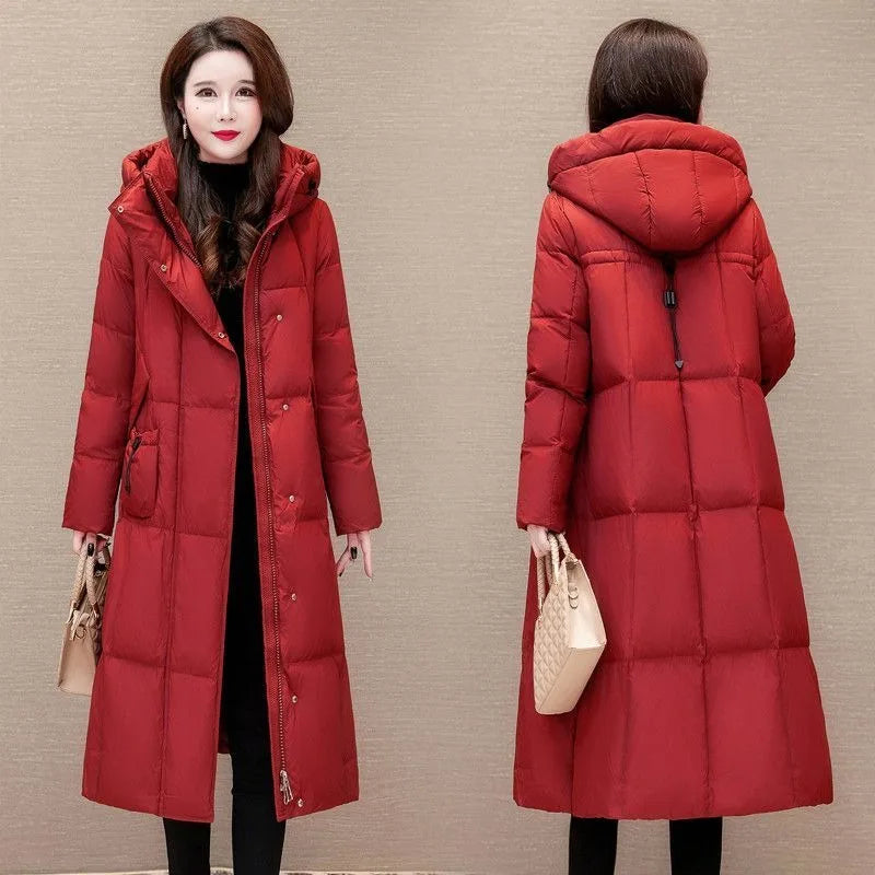 Women's Long Thin Padded Parka