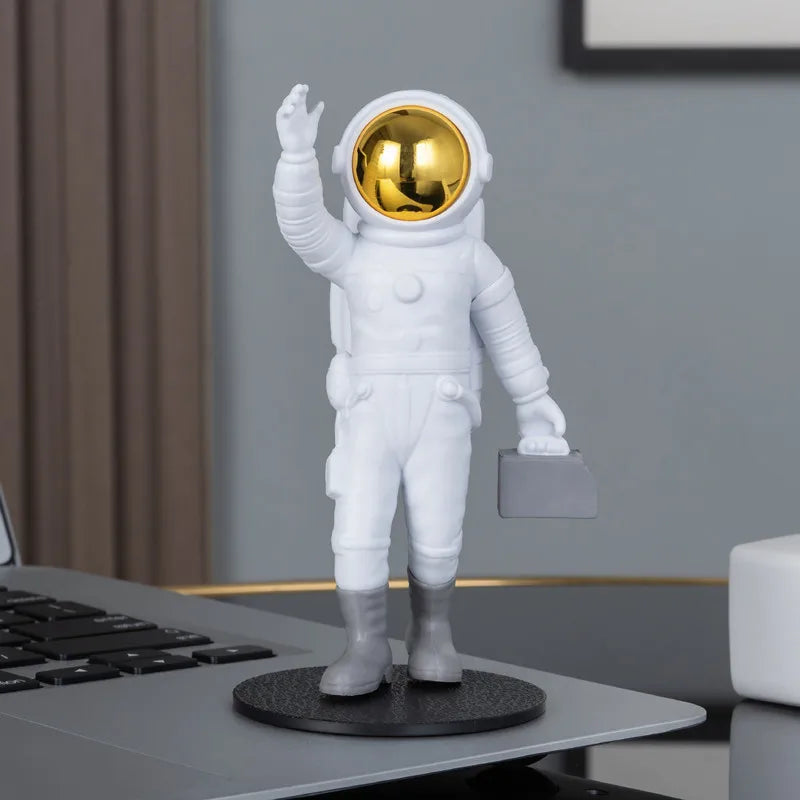 Resin Astronaut Desk Decor