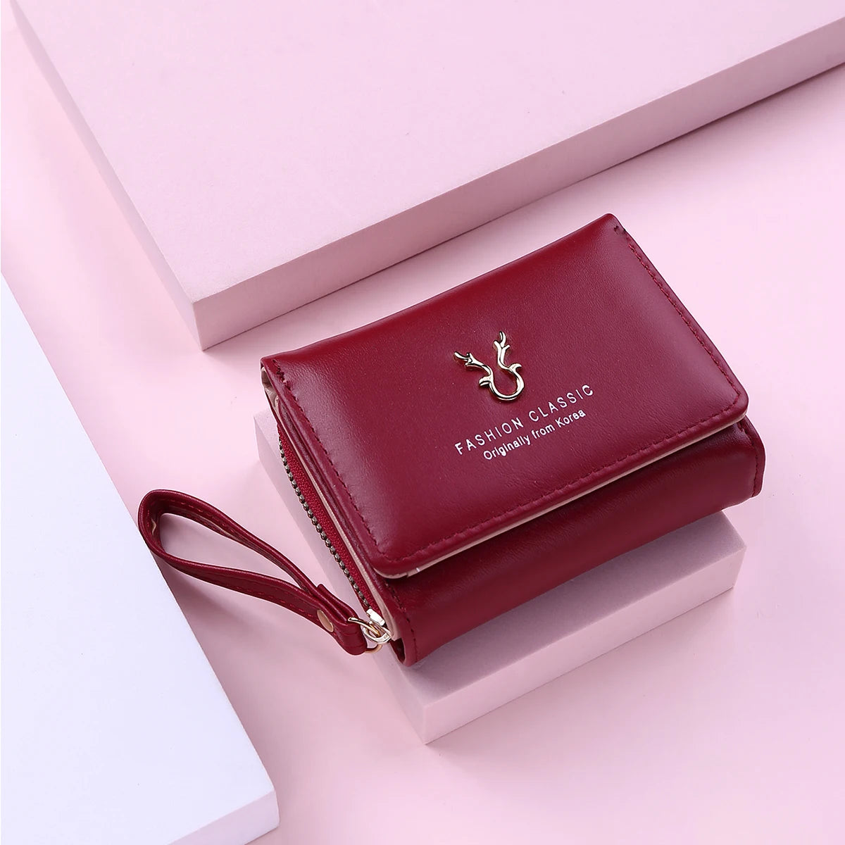 Women's Small Wallet with Coin Pocket