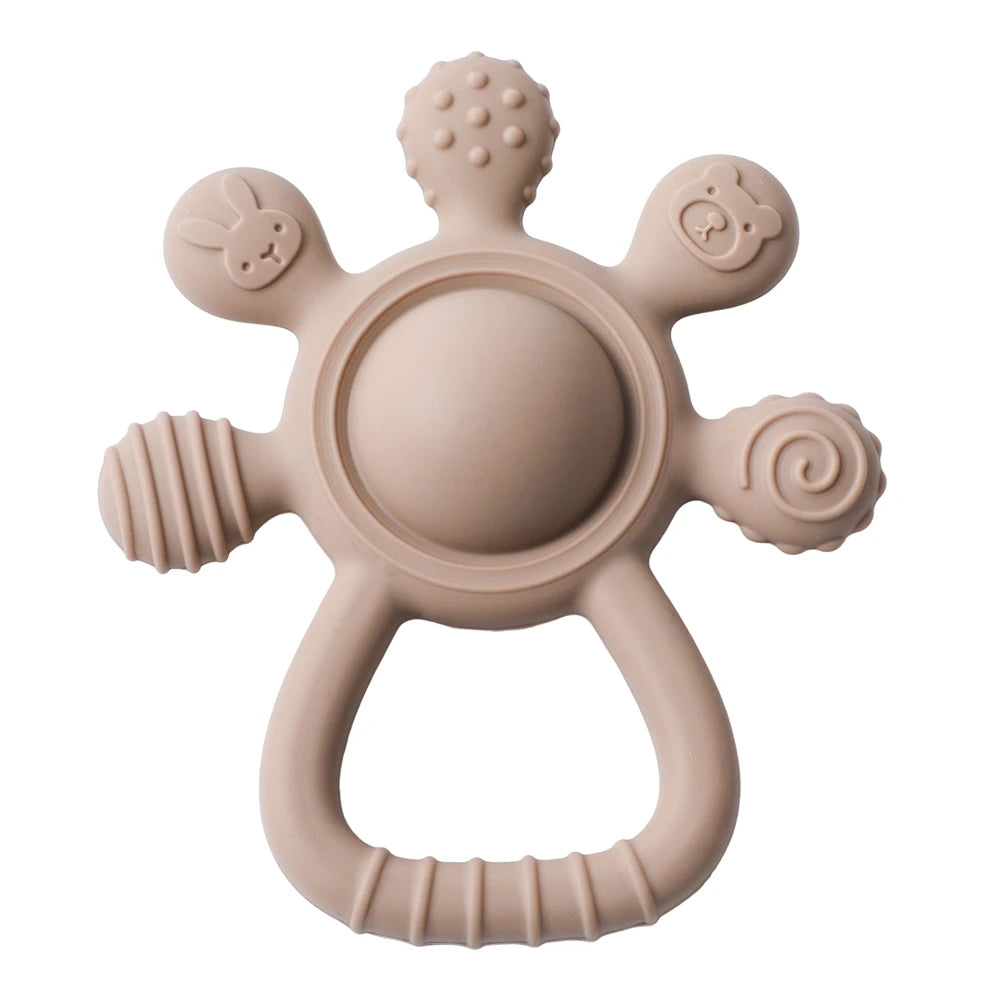 BPA-Free Silicone Teether Rattle
