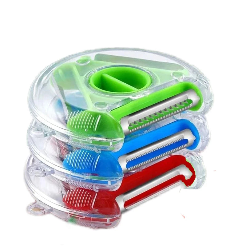 3-in-1 Vegetable Peeler & Grater